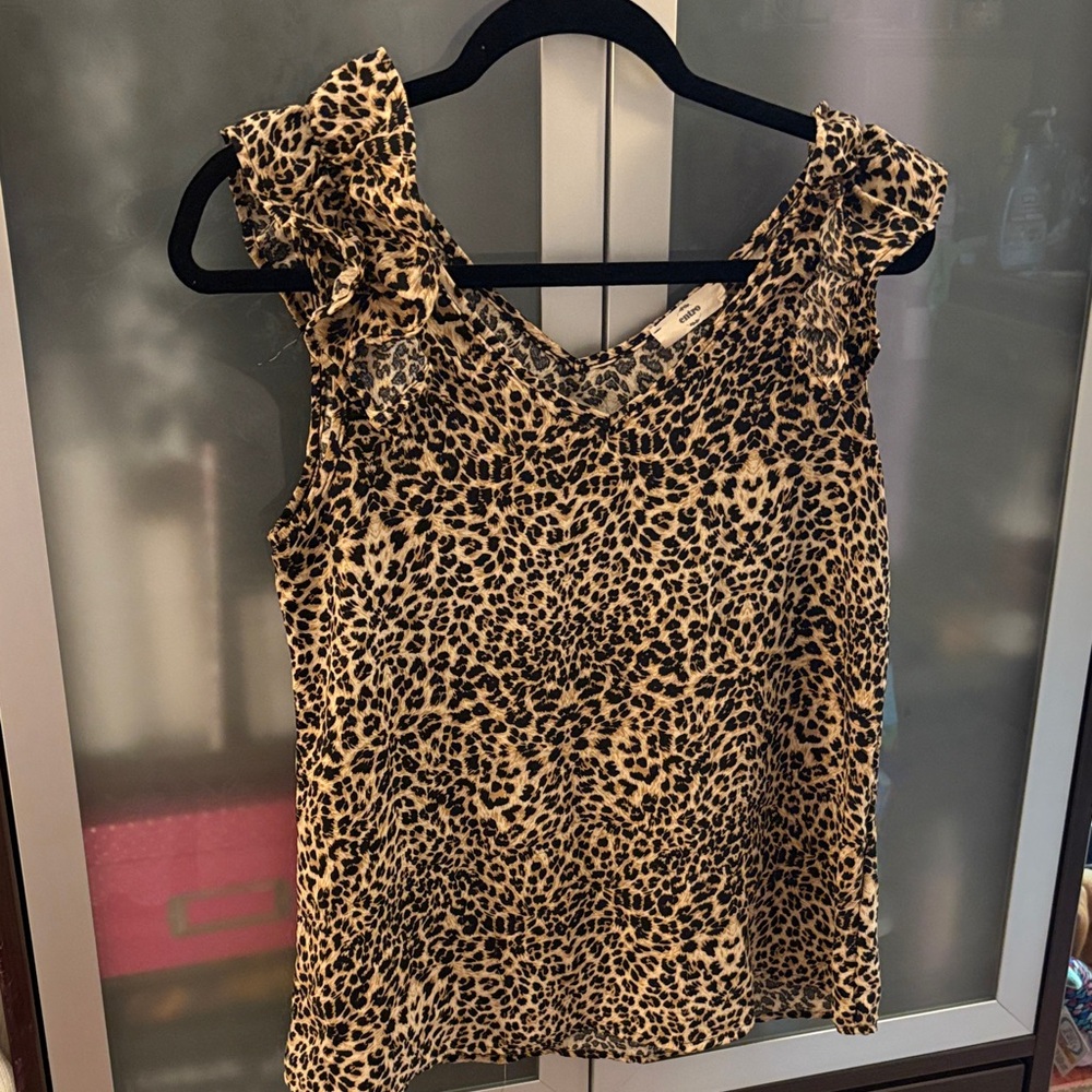 Leopard Print Women's Top